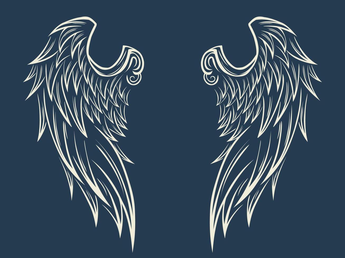 Wings vector design 7718545 Vector Art at Vecteezy Download Wings vector design for free