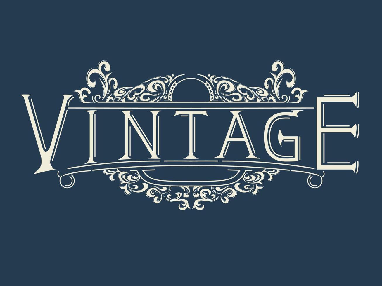 Free vector vintage lettering design tattoo