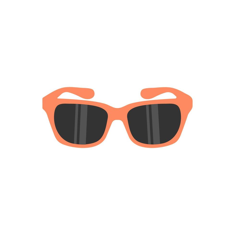 Summer Sunglasses. Vector illustration isolated on white background.