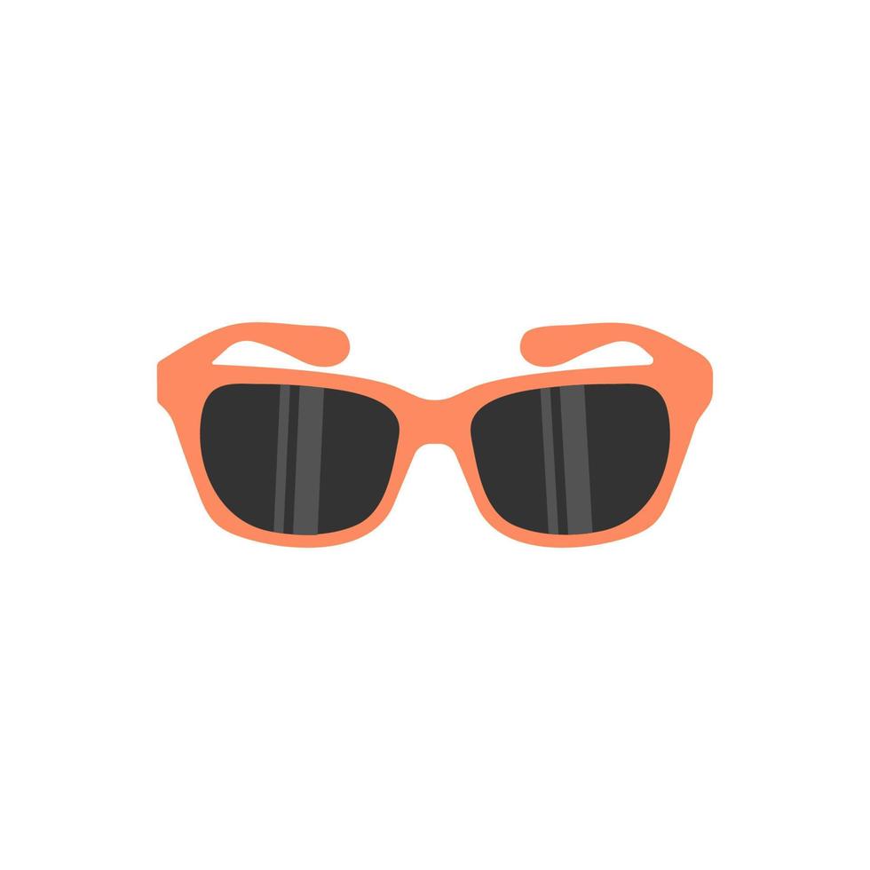 Summer Sunglasses. Vector illustration isolated on white background.