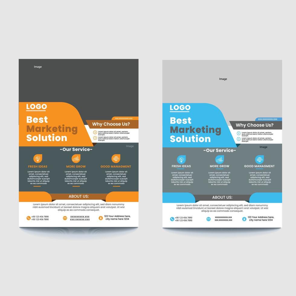 Corporate Business Flyer vector