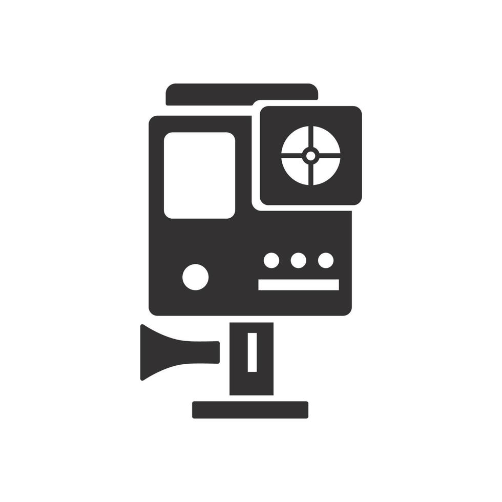 iconos de cámara de acción símbolo elementos vectoriales para web infográfico vector