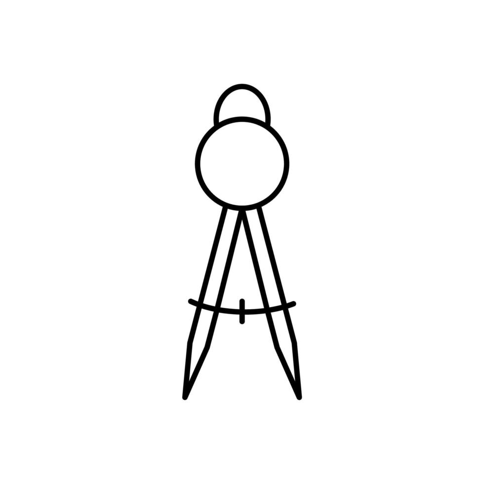 brújula arquitecto iconos símbolo vector elementos para infografía web