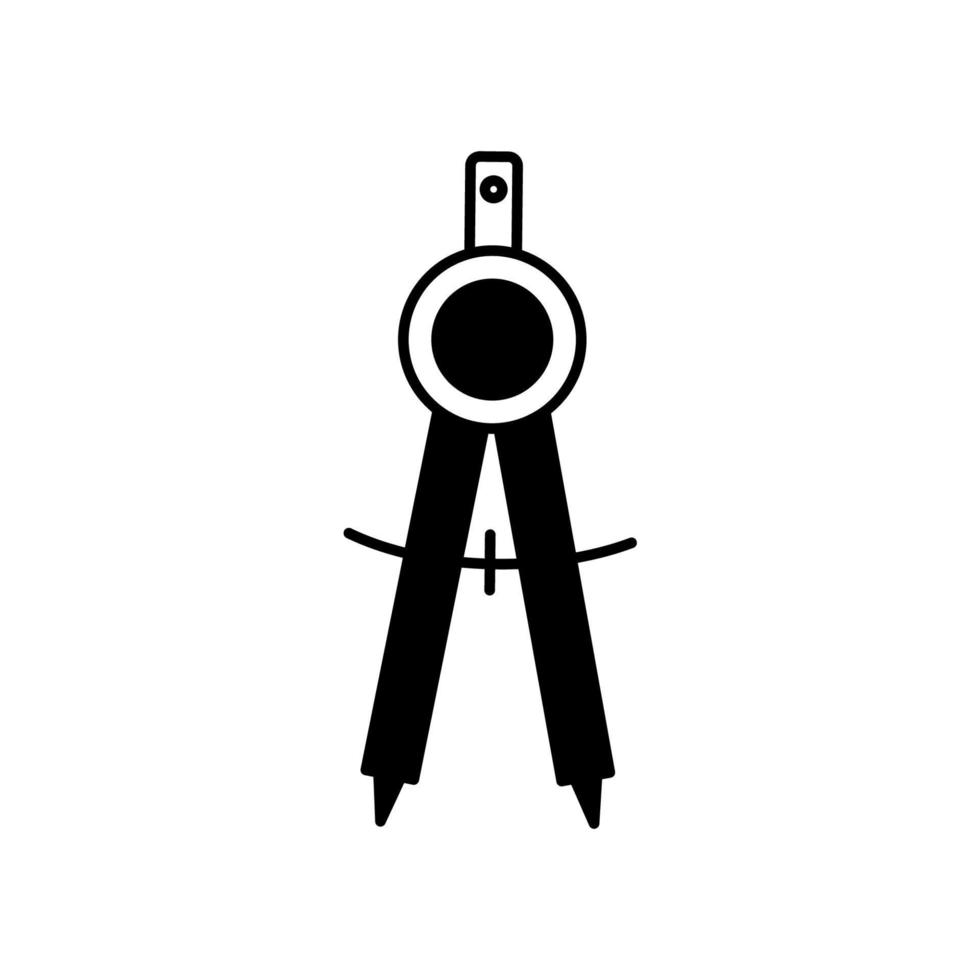 brújula arquitecto iconos símbolo vector elementos para infografía web
