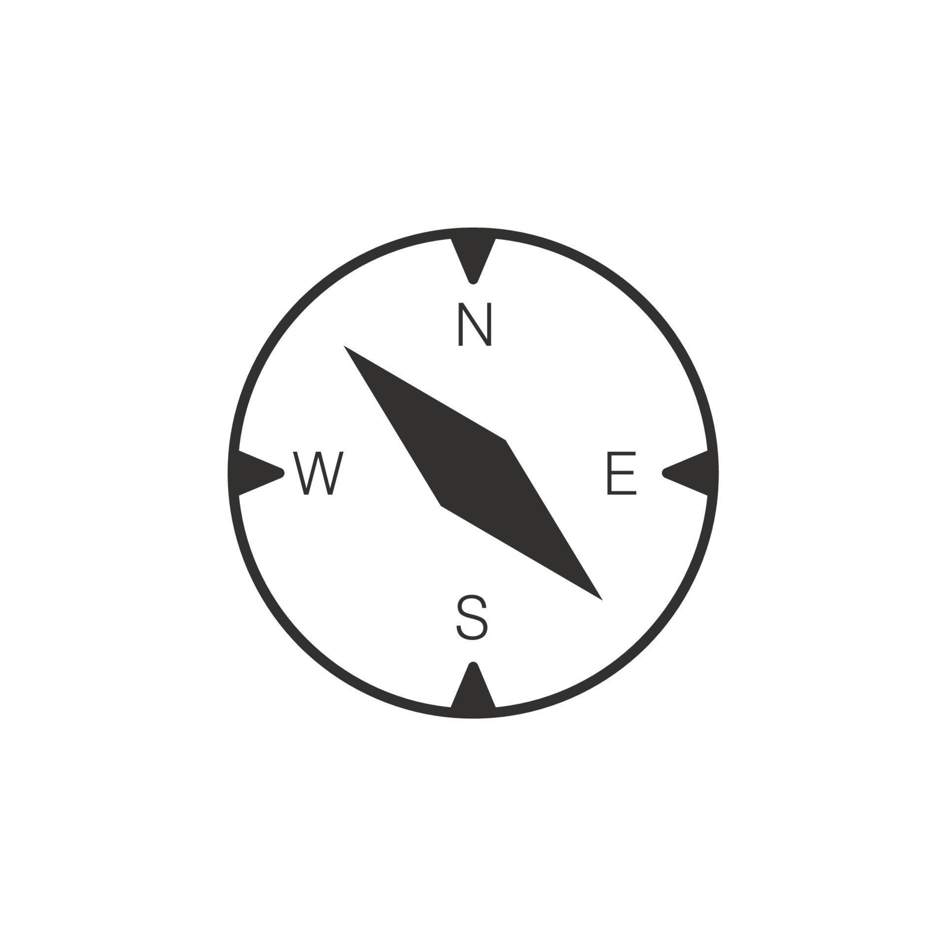 compass icons symbol vector elements for infographic web 7719155 Vector