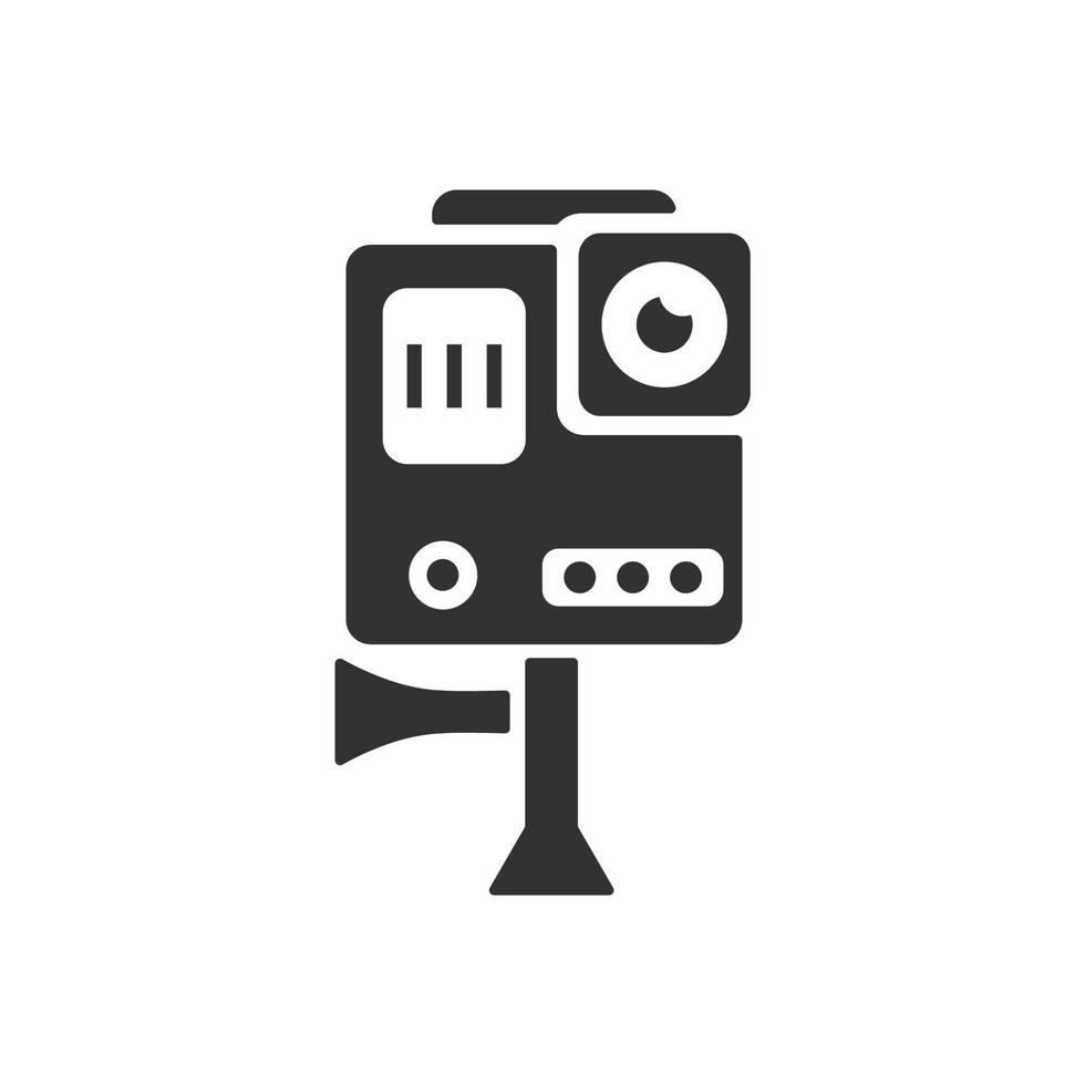 Action camera icons  symbol vector elements for infographic web