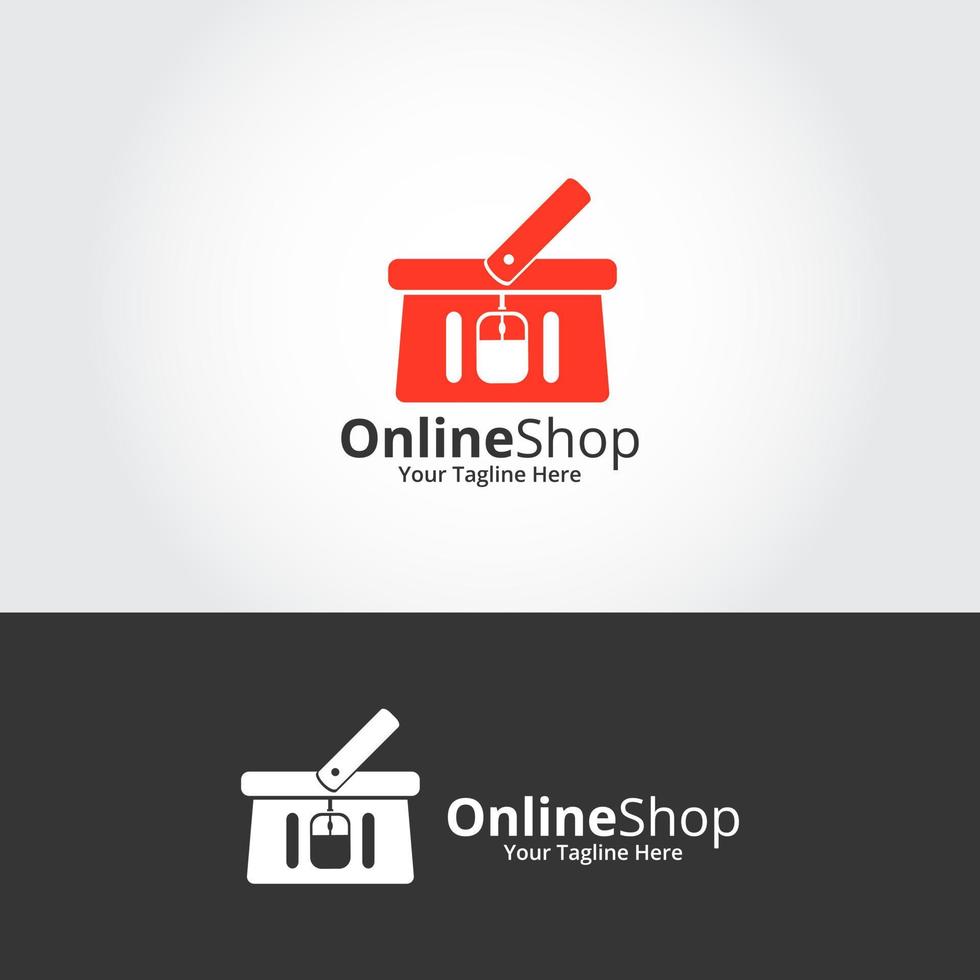 Online Shop Logo designs Template. Illustration vector graphic. Perfect for Ecommerce,sale, store web element, Company emblem.