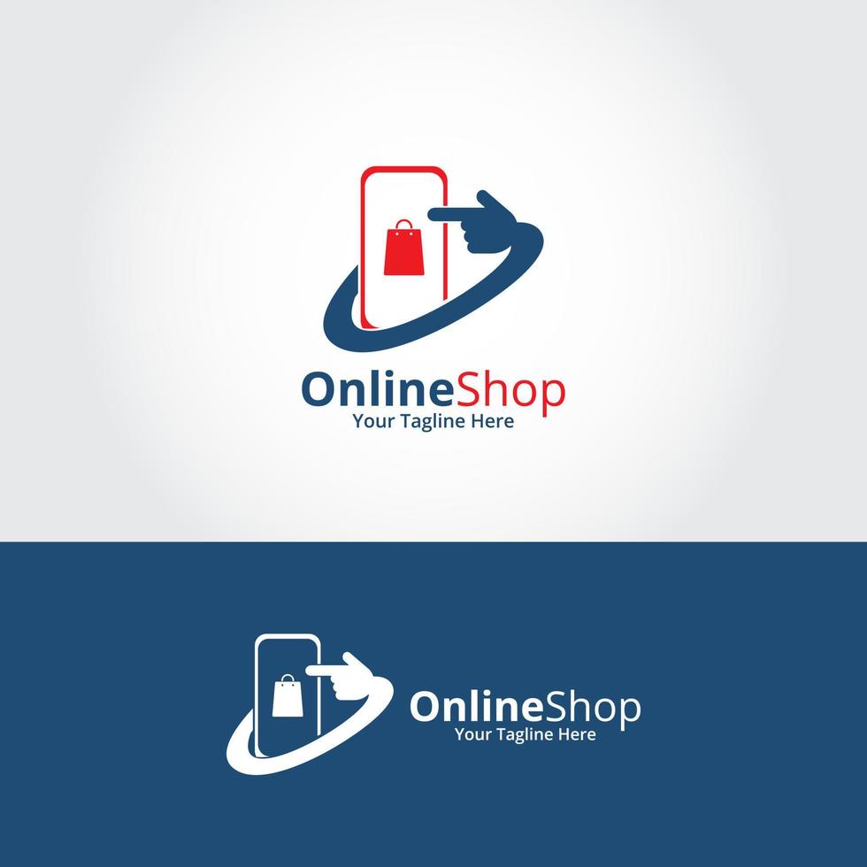 Online Shop Logo designs Template. Illustration vector graphic. Perfect for Ecommerce,sale, store web element, Company emblem.