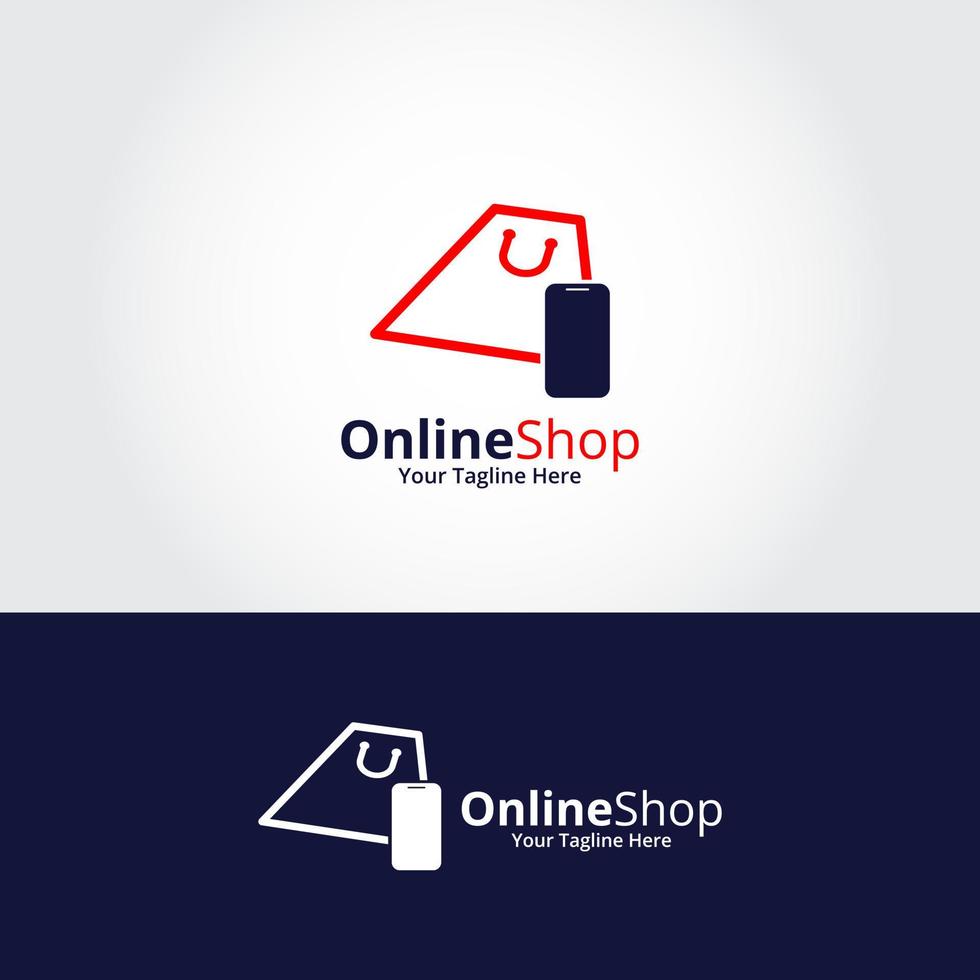 Online Shop Logo designs Template. Illustration vector graphic. Perfect for Ecommerce,sale, store web element, Company emblem.