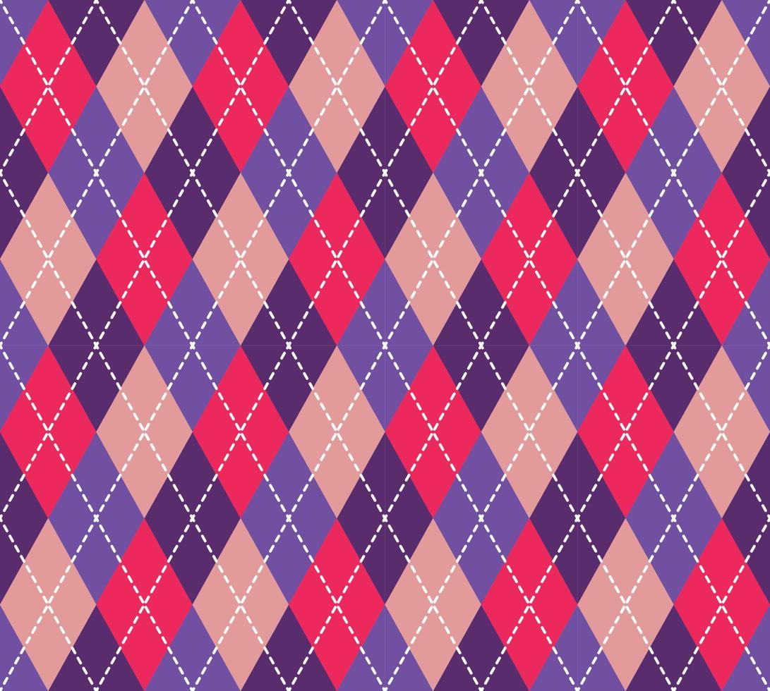 Argyle Pattern vector ,Fabric texture background