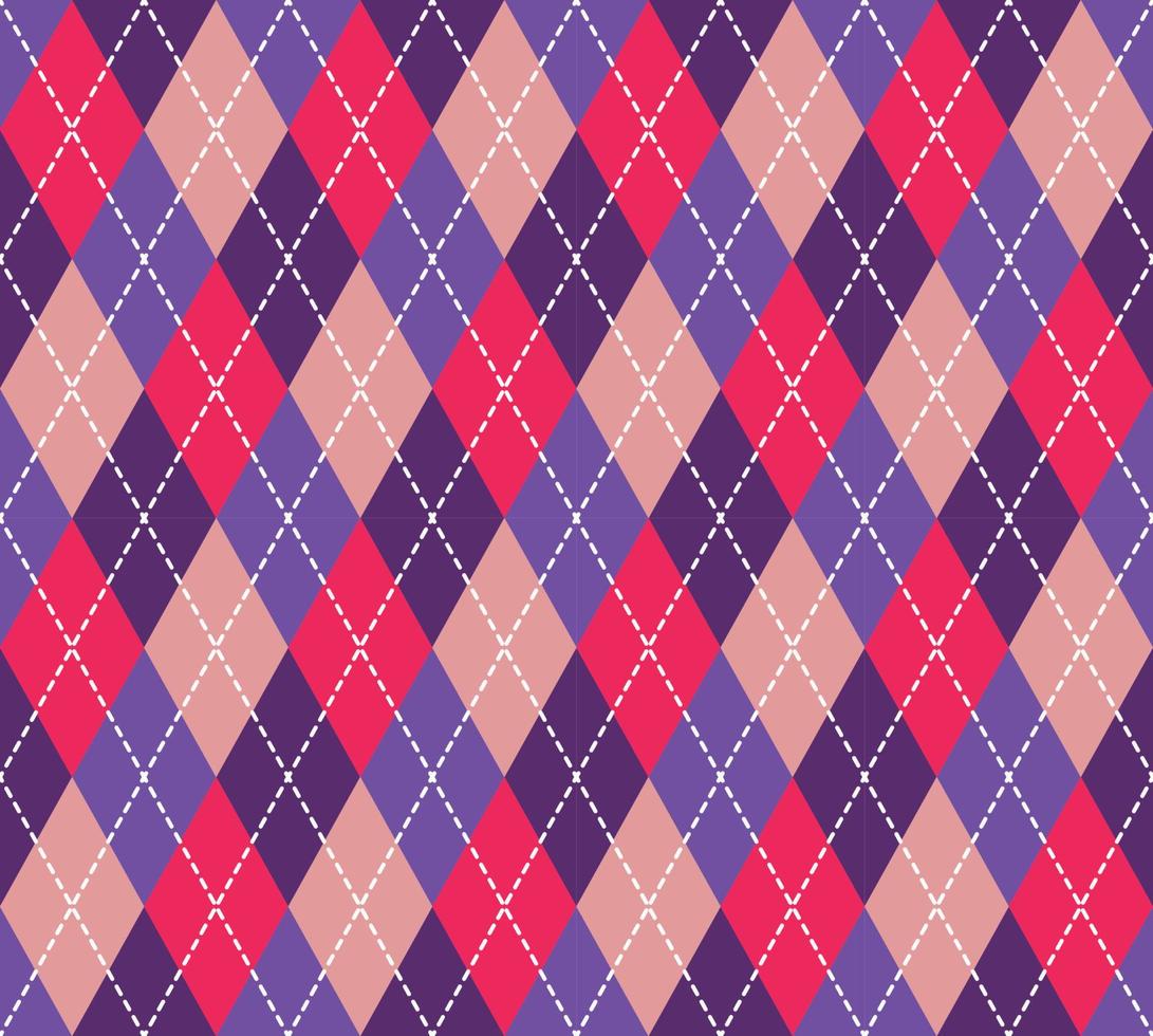 Argyle Pattern vector ,Fabric texture background