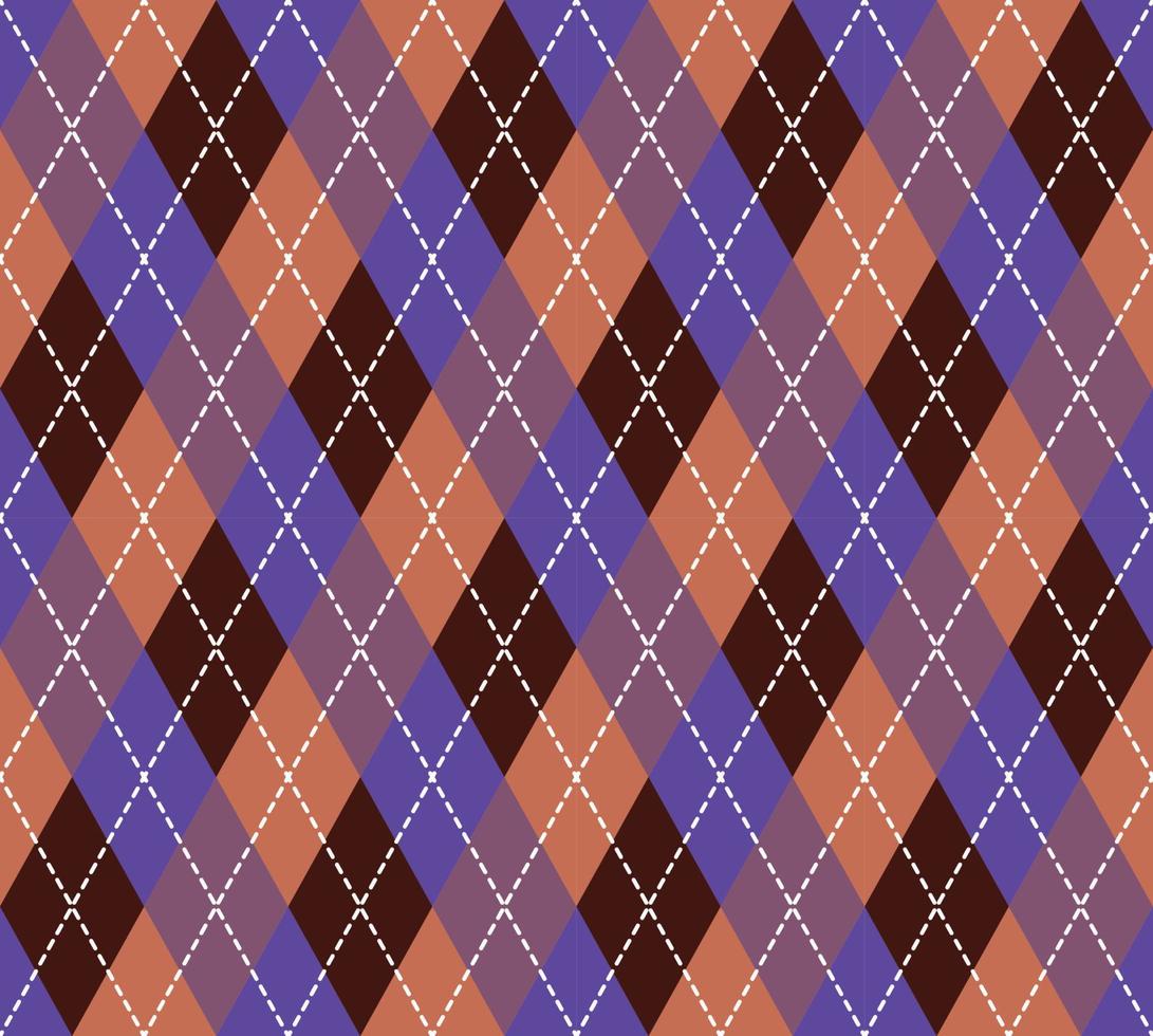 vector de patrón de rombos, fondo de textura de tela