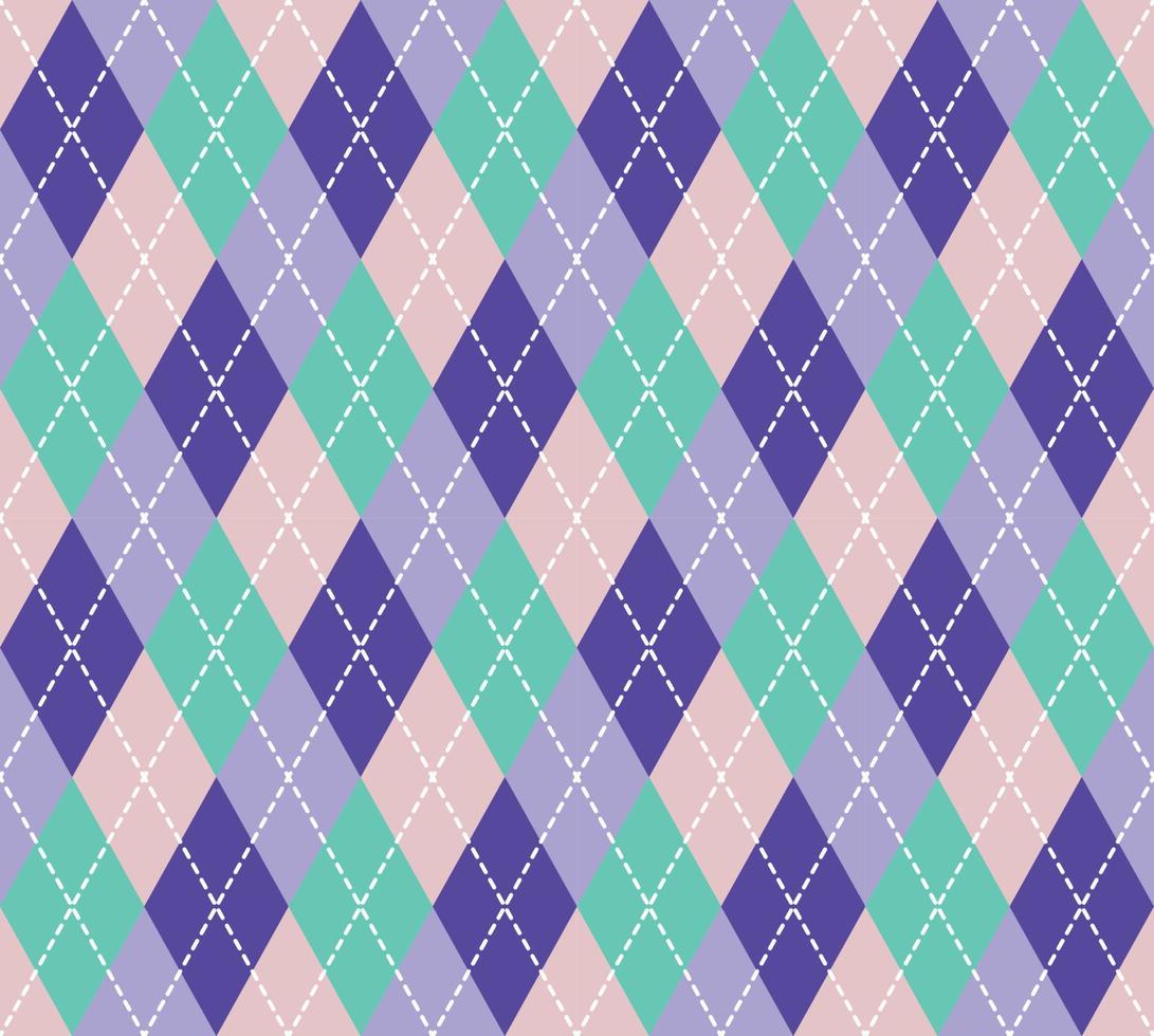 Argyle Pattern vector ,Fabric texture background