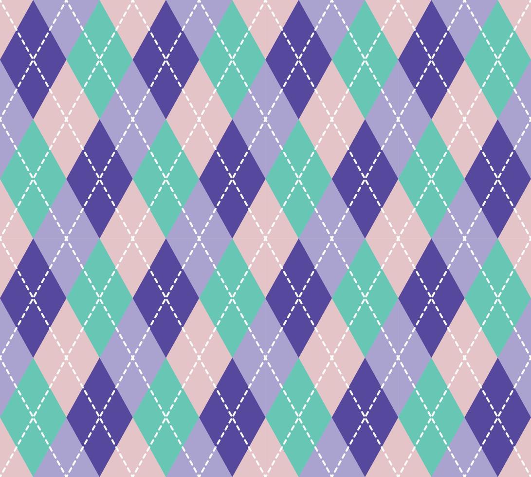 Argyle Pattern vector ,Fabric texture background