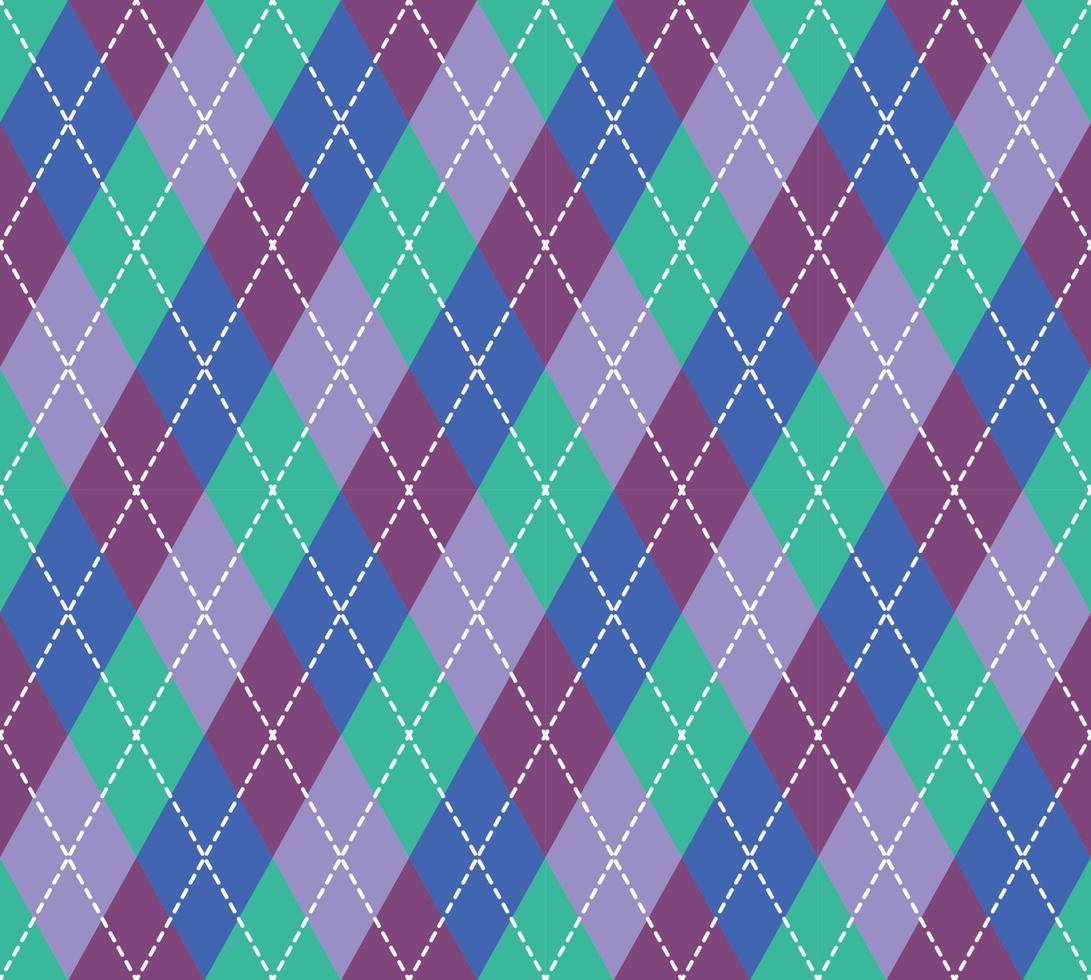 Argyle Pattern vector ,Fabric texture background