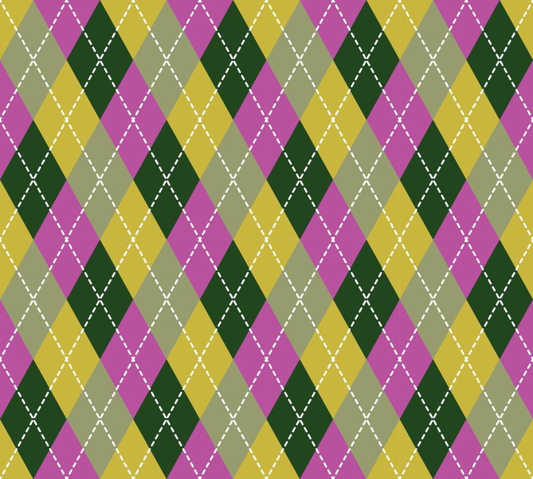 Argyle Pattern vector ,Fabric texture background