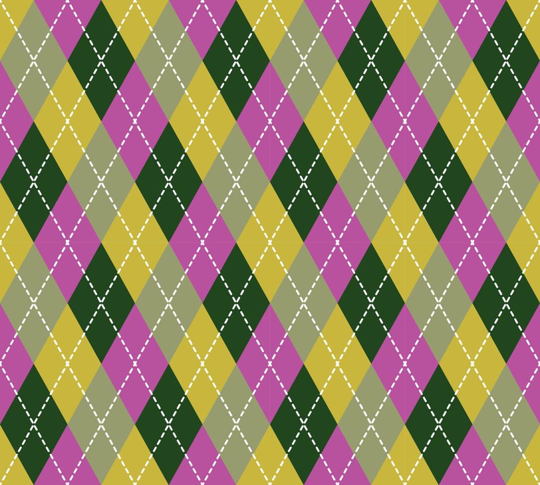 Argyle Pattern vector ,Fabric texture background