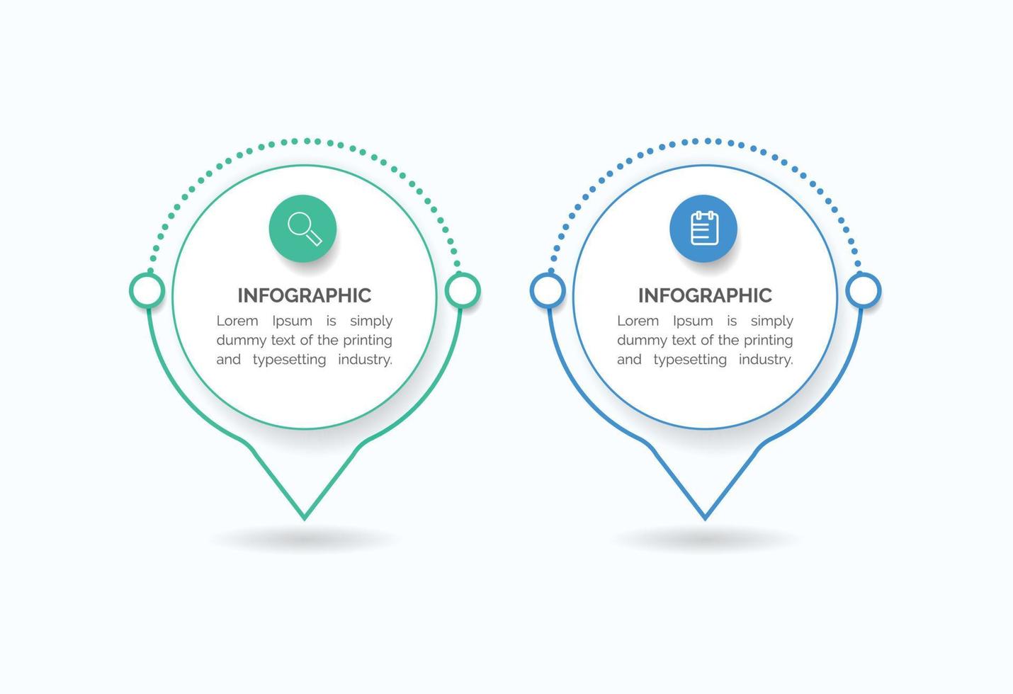 Vector infographic label template with icons.  options or steps. Infographics for business concept. Can be used for info graphics, flow charts, presentations, web sites, banners, printed materials.