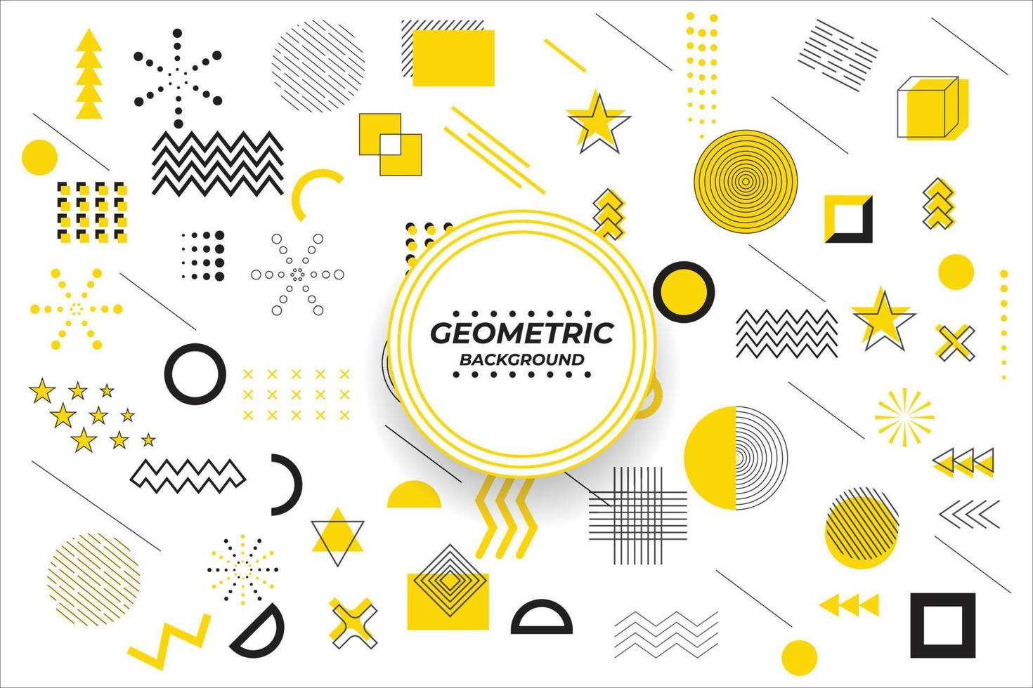 Geometrical design elements background designs vector