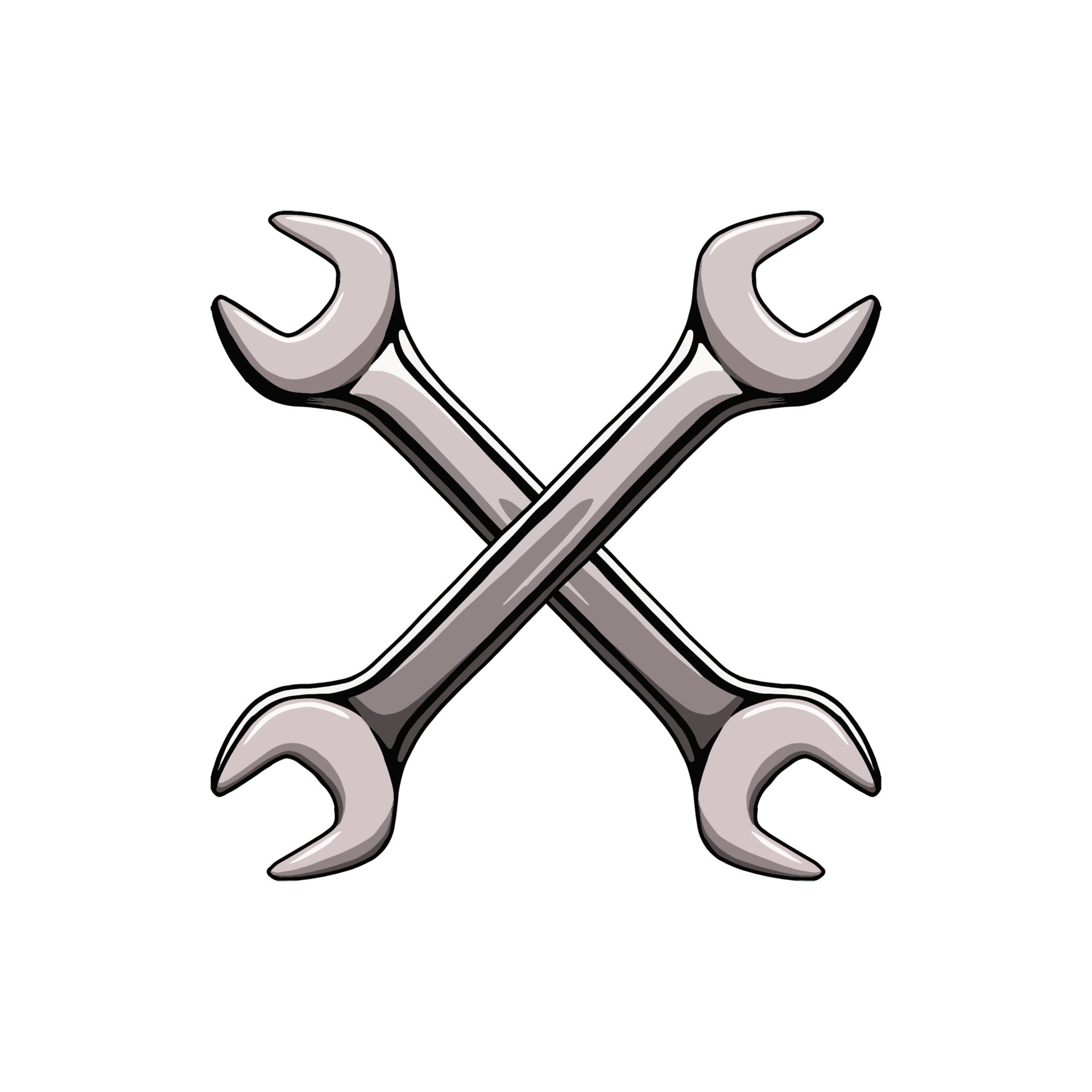 wrench vector illustration from tools collection. wrench from labor day