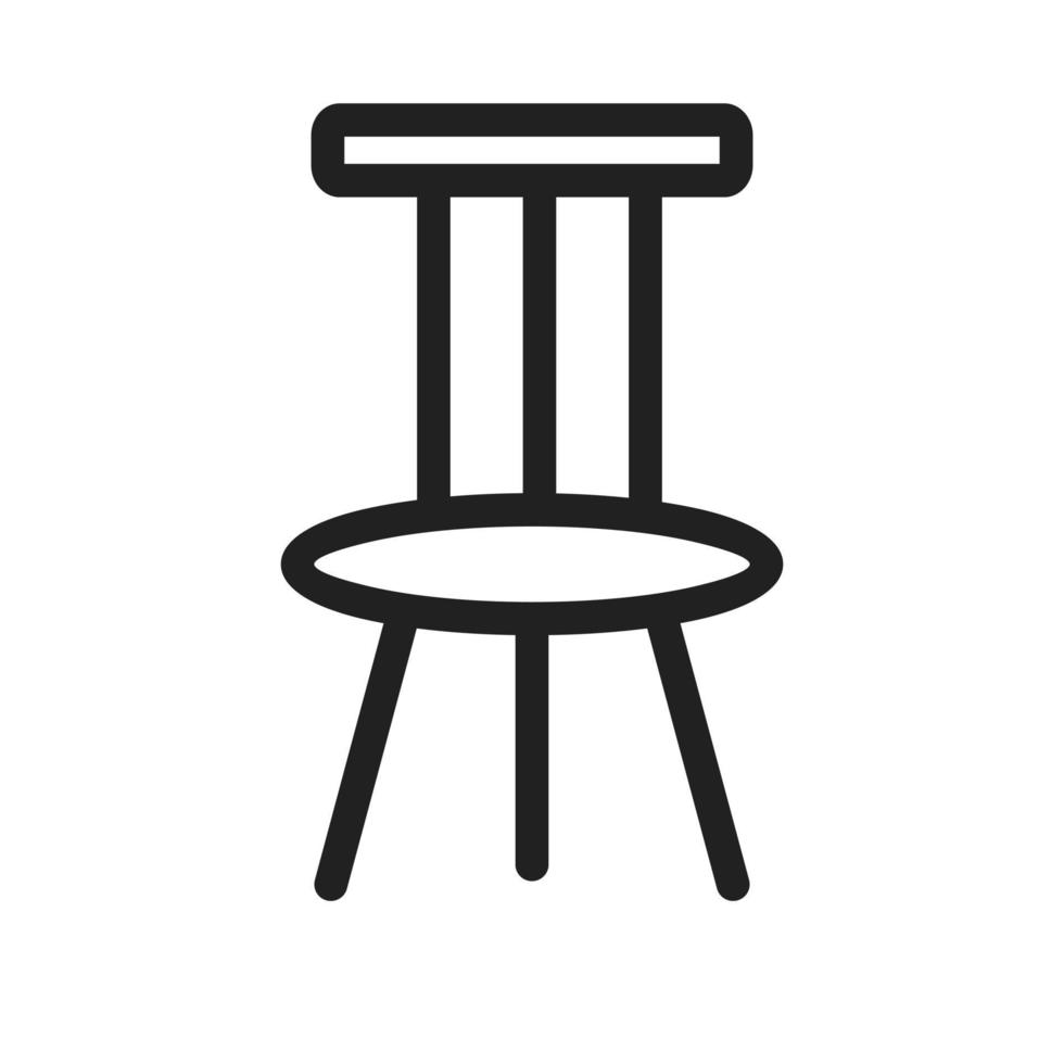 Chair Line Icon vector