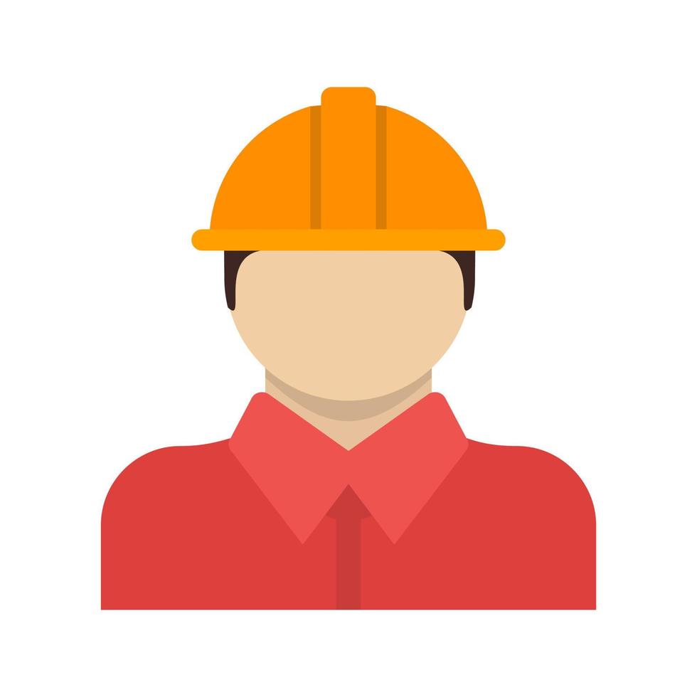 trabajador de la industria i icono multicolor plano vector