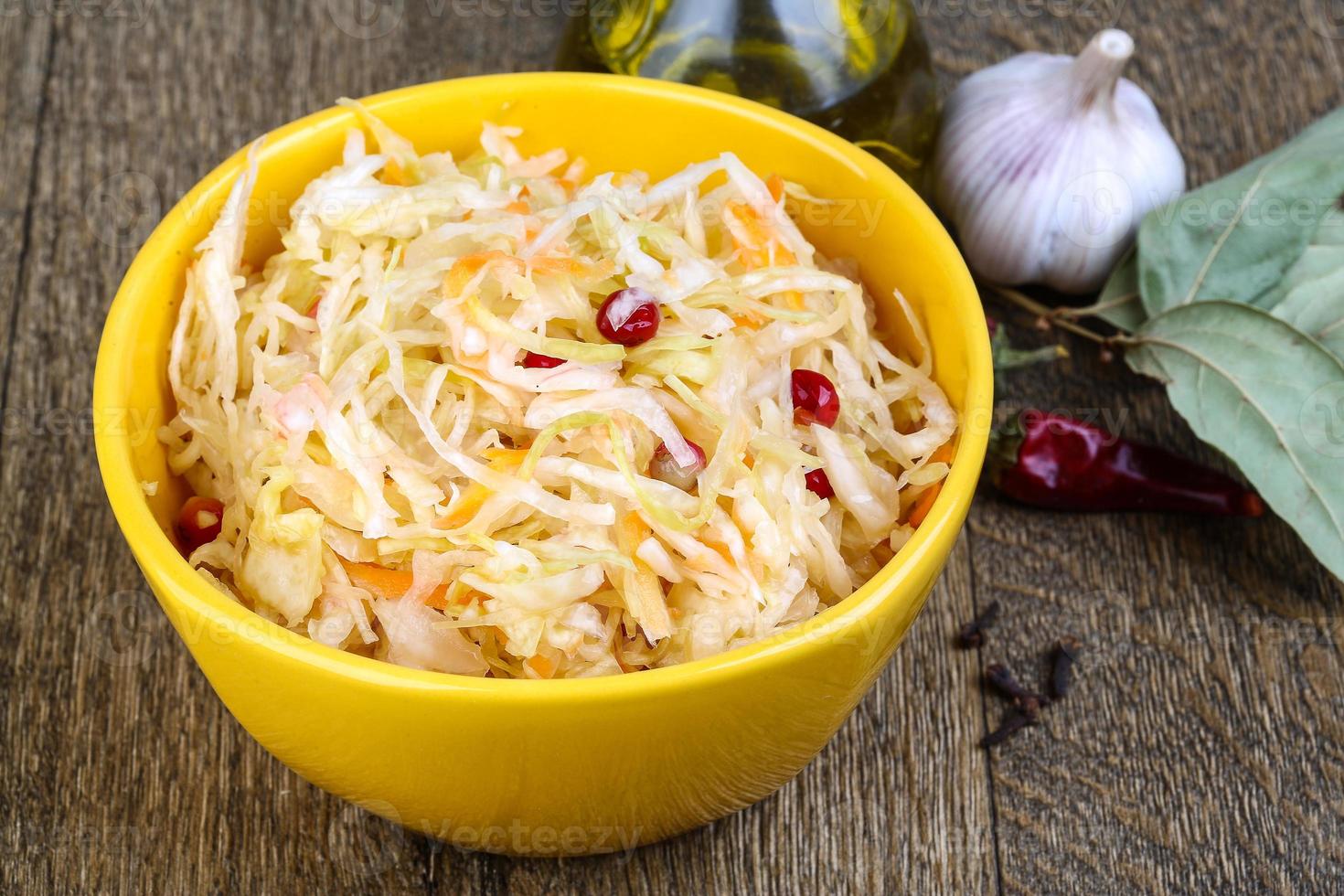 Sauerkraut in bowl 7720653 Stock Photo at Vecteezy