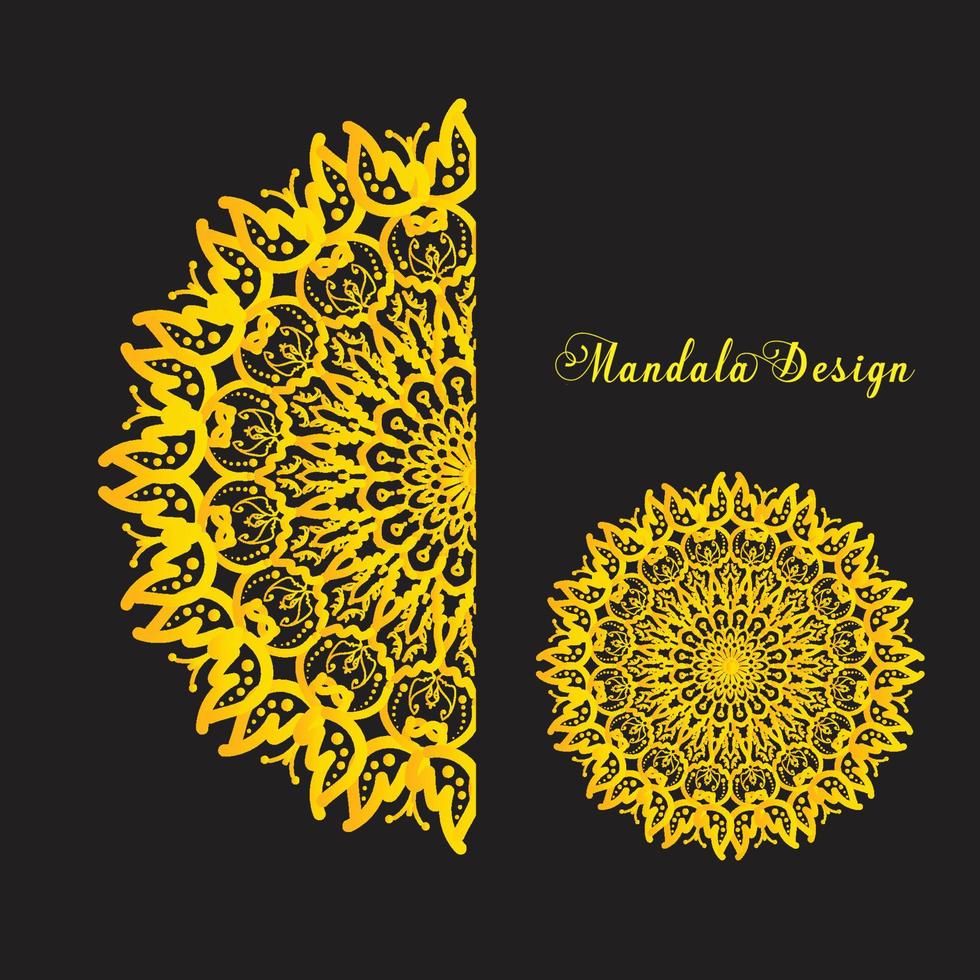 Mandala Design Template vector
