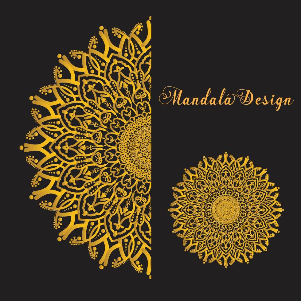 Mandala Design Template vector