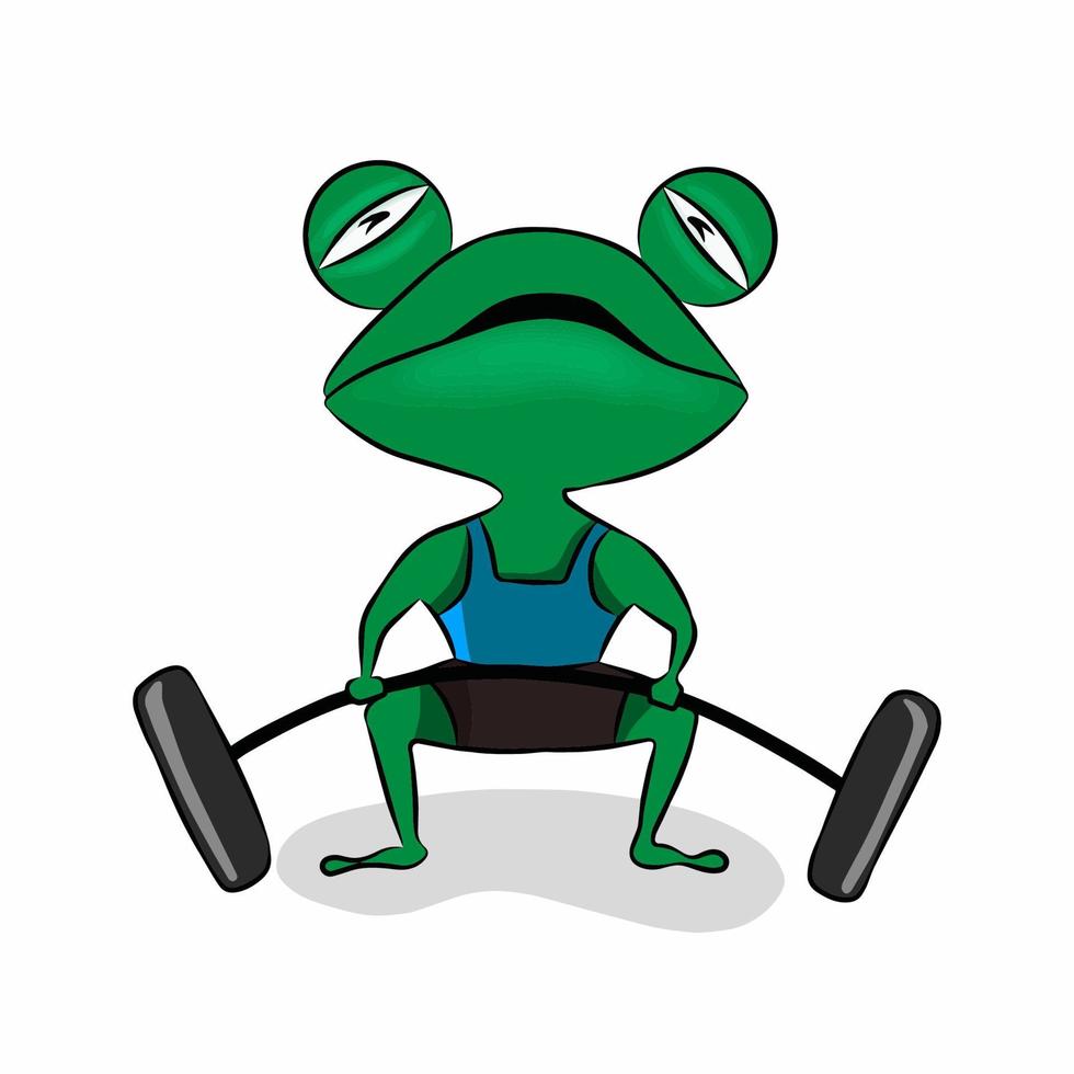 Beautiful frog illustration, used for general use vector