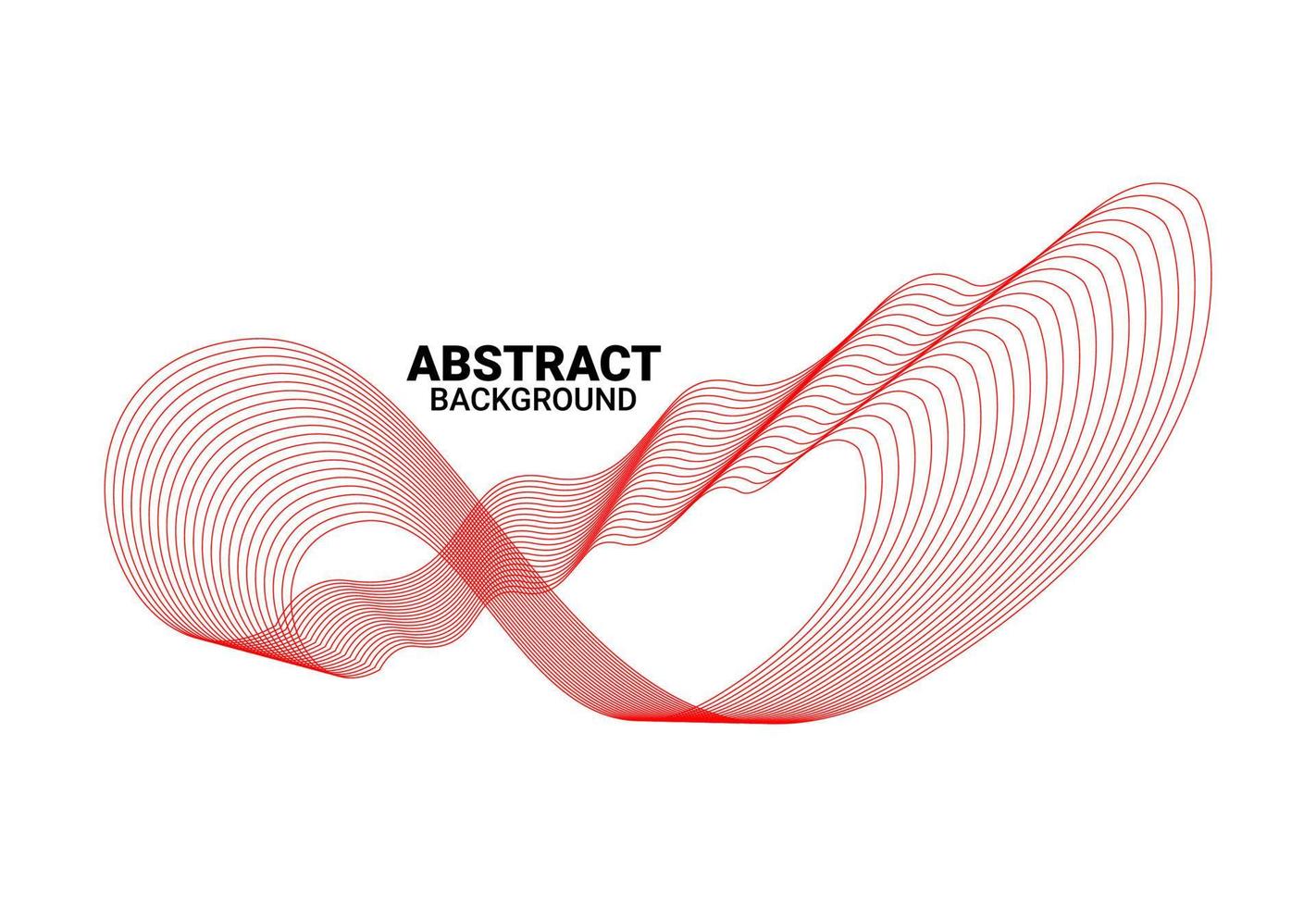 abstract background with curved lines and circles vector