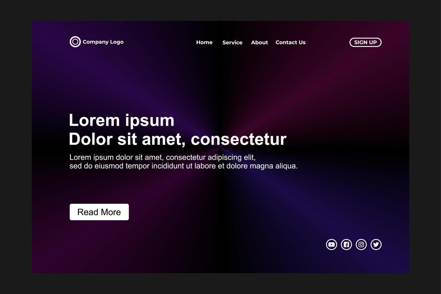 abstract background with curved lines and circles vector