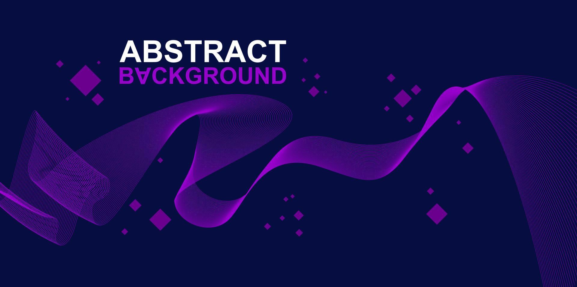 Abstract background with bright colored curved lines vector