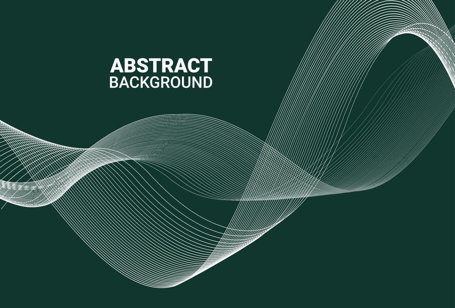abstract background with curved lines and circles vector