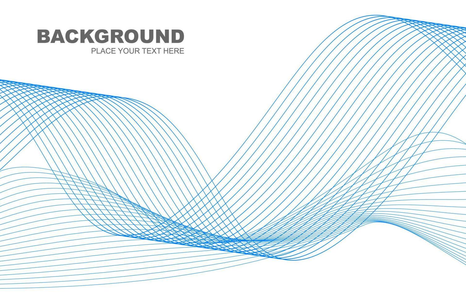 abstract background with curved lines and circles vector