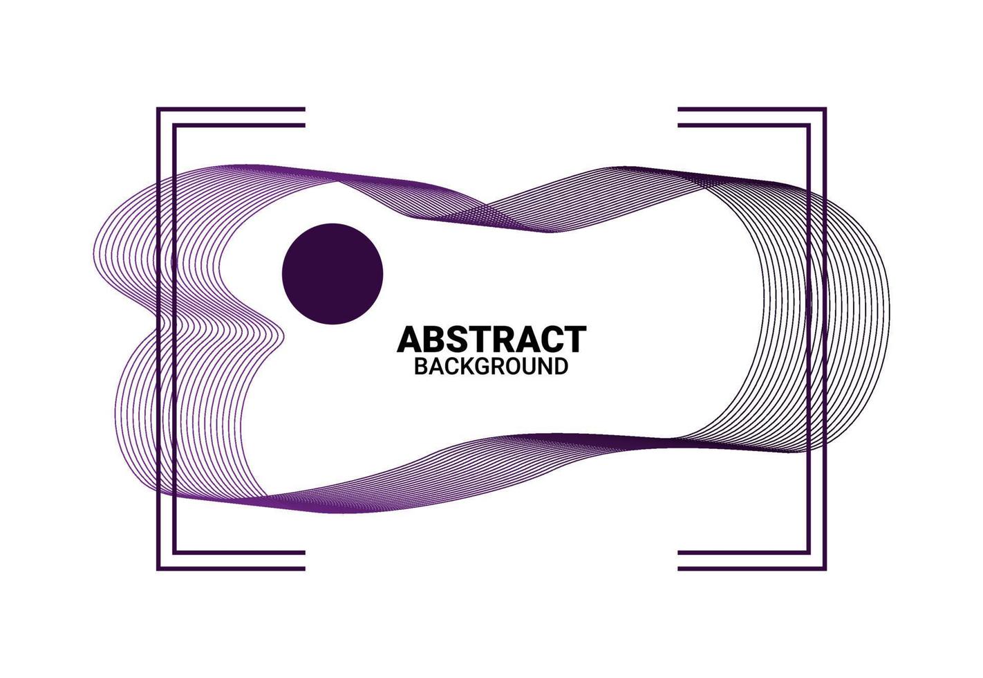 abstract background with curved lines and circles vector
