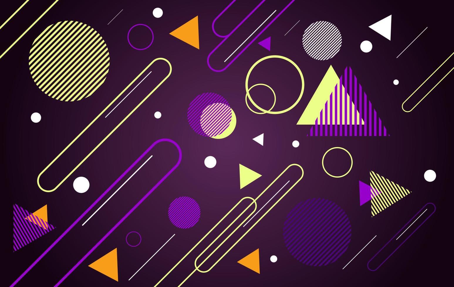 abstract background with curved lines and circles vector
