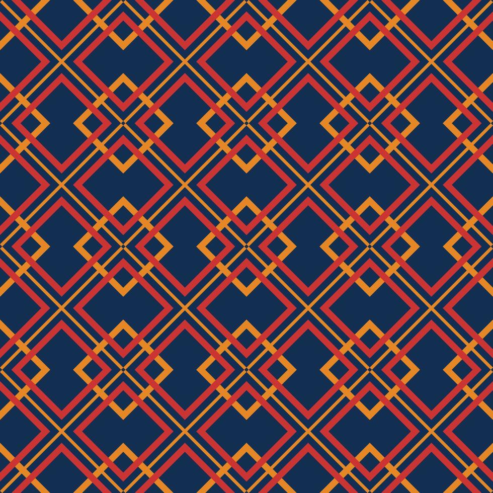 asian floral geometric fabric pattern vector