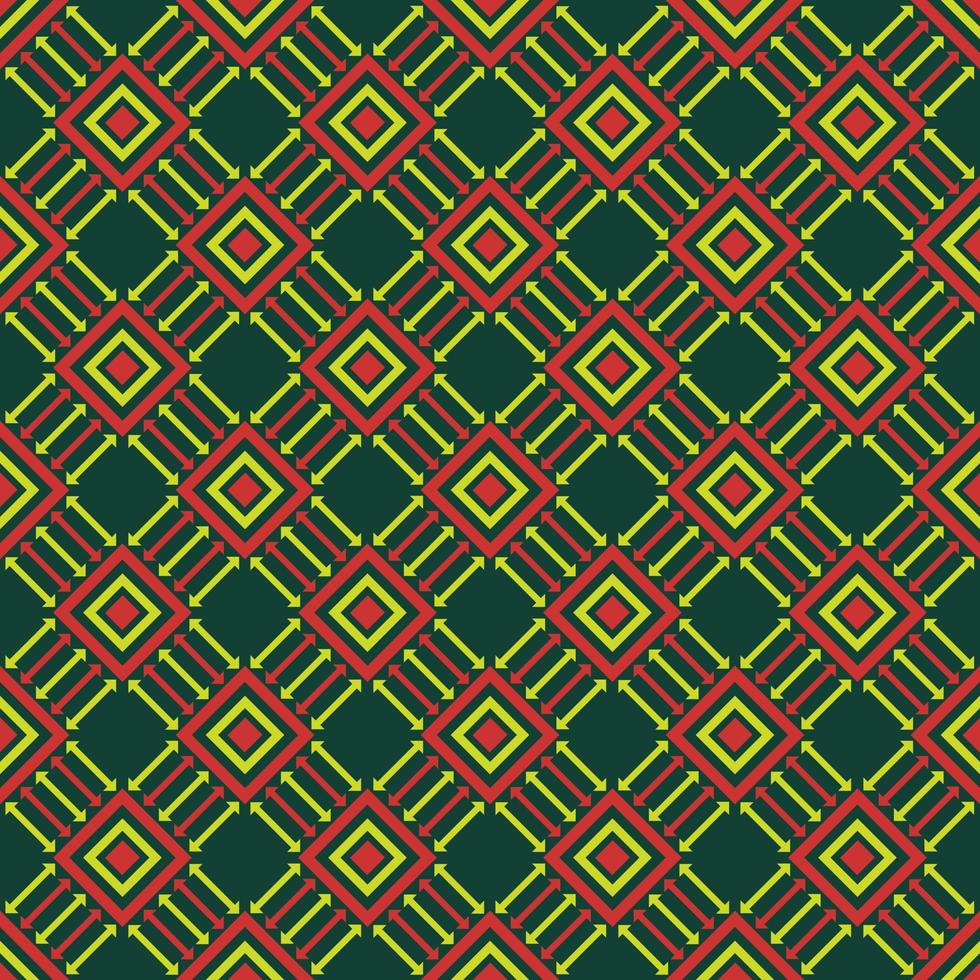 patrón de tela geométrica floral asiática vector