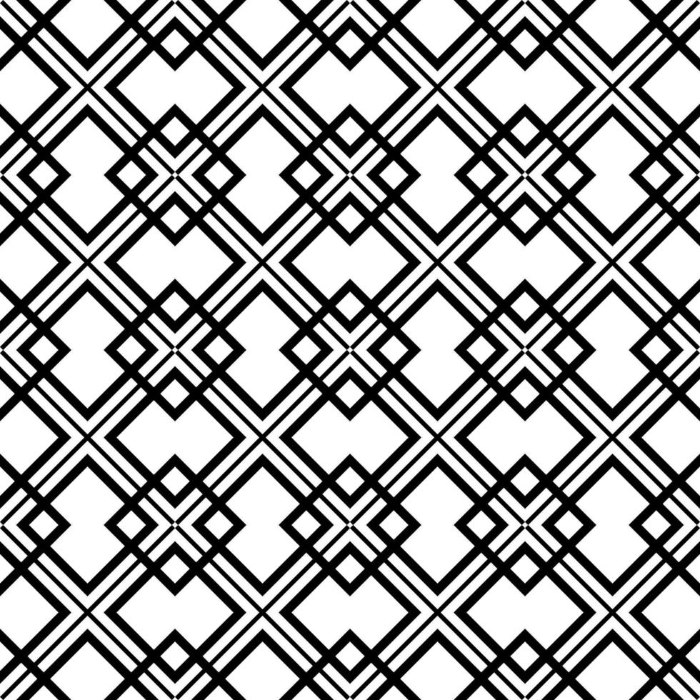 black white asian zig zag geometric pattern vector