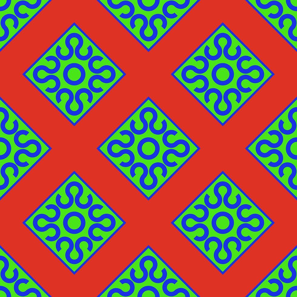 asian fabric pattern vector