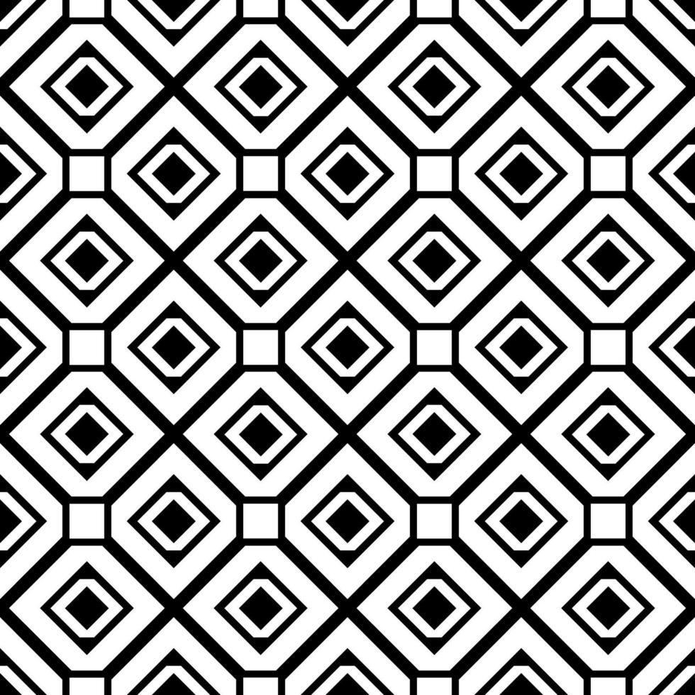 patrón geométrico en zigzag asiático blanco negro vector