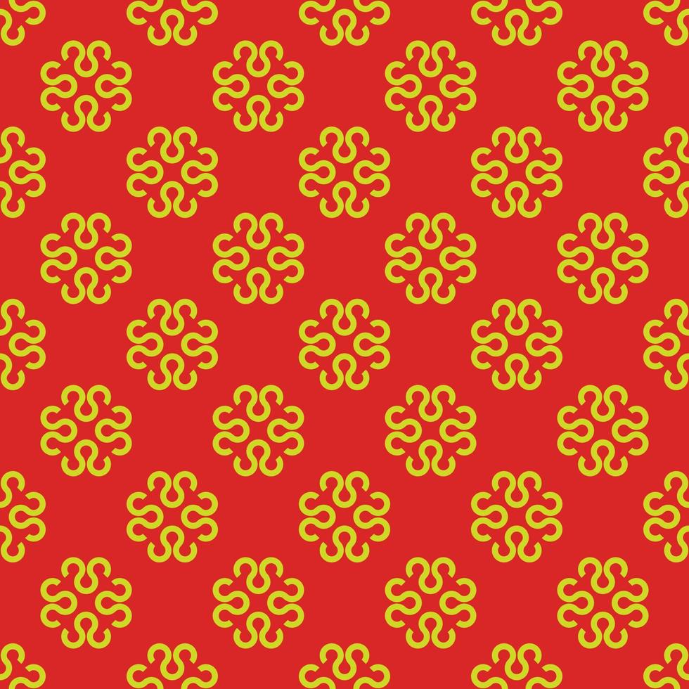 asian fabric pattern vector