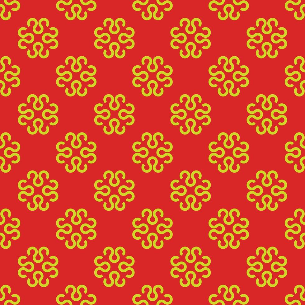 asian fabric pattern vector