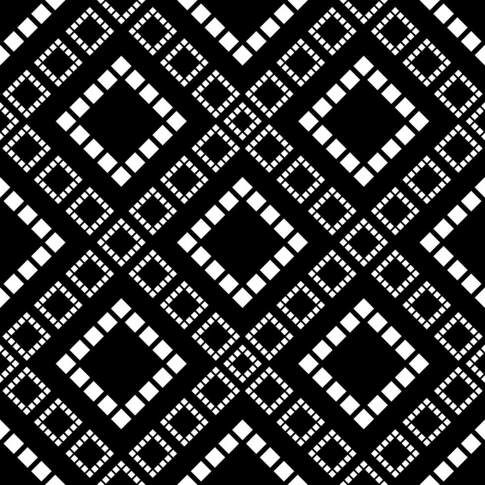 patrón geométrico en zigzag asiático blanco negro vector