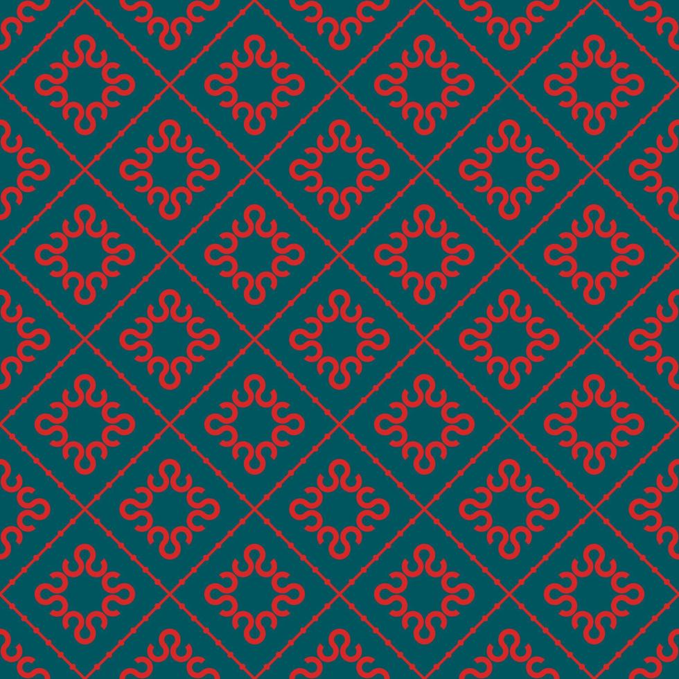 monochrome asain fabric pattern vector