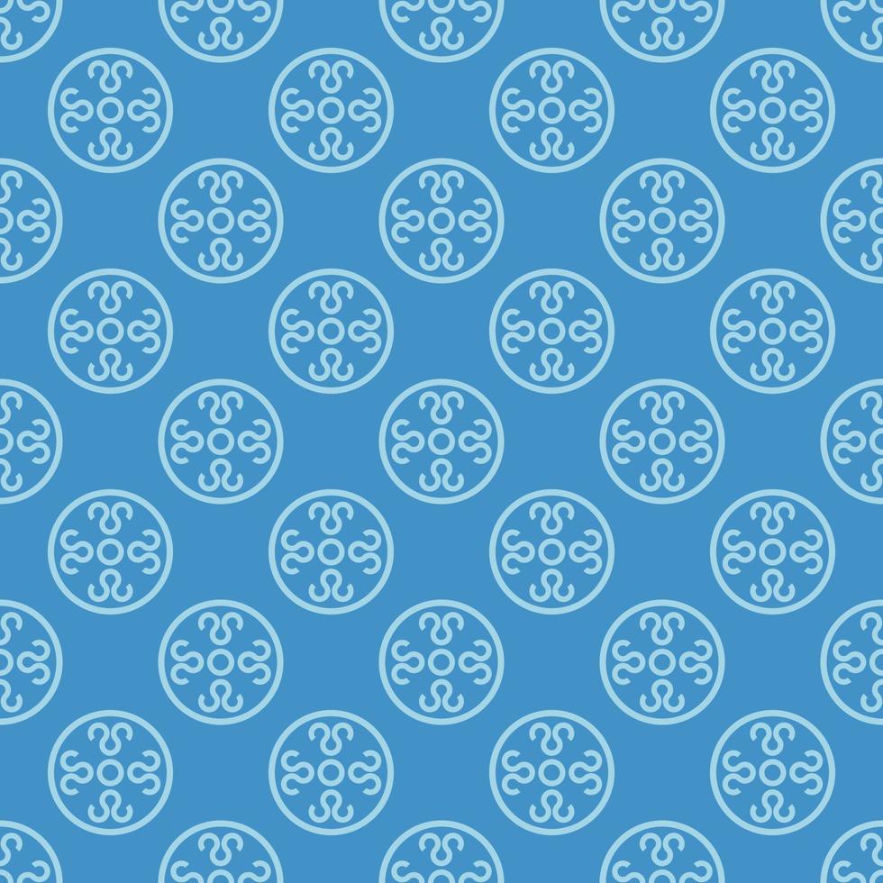 monochrome asain fabric pattern vector