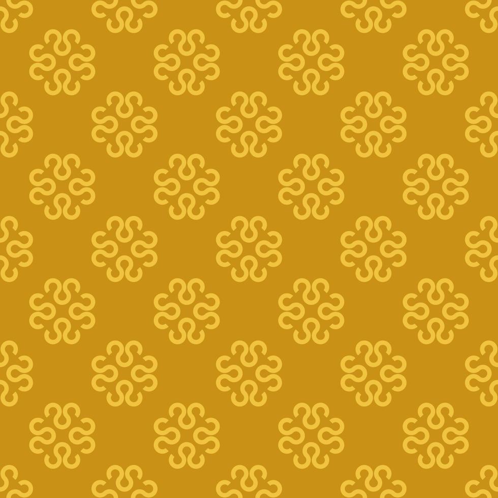 monochrome asain fabric pattern vector