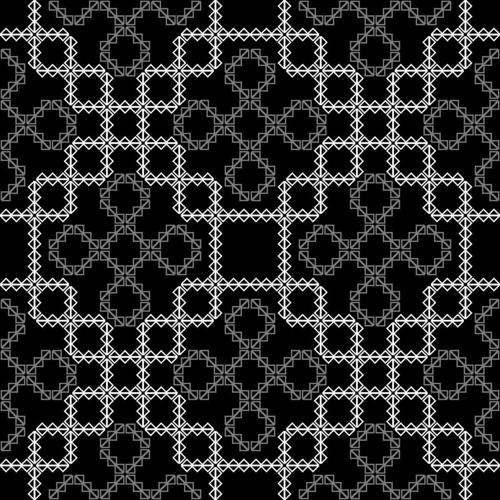 black white asian zig zag geometric pattern vector