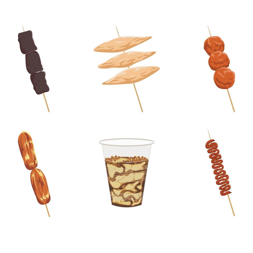 Filipino Street Foods vector